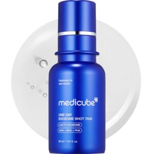 medicube Zero Exosome Shot 7,500 PPM Spicule Facial Serum | Liquid Booster Serum | Exosome, AHA+BHA+PHA |  1.01 fl.oz