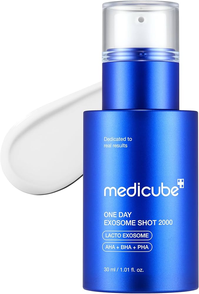 medicube Zero Exosome Shot 2,000 PPM Spicule Facial Serum | Liquid Booster Serum | Exosome, AHA+BHA+PHA | 1.01 fl.oz