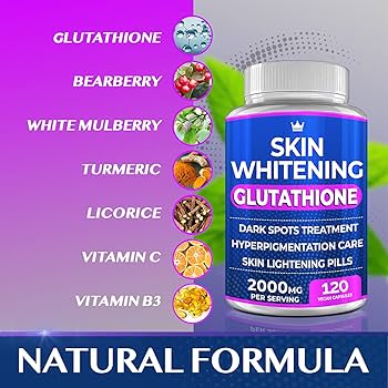 Skin Whitening Glutathione 2000 Mg 120 Vegan Capsules - Image 2