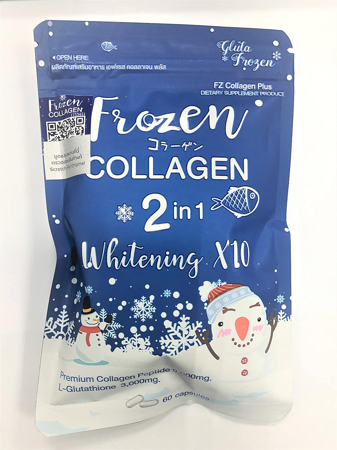 Frozen Collagen 2 in 1 WHITENING X (3 PACKS )